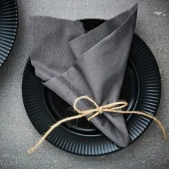 Aida Groovy Frühstücksteller, Ø21 Cm, Schwarz -Günstiges Tafelglanz Geschäft aida groovy fruhstucksteller 21 cm 5