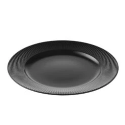 Aida Groovy Teller, Ø27 Cm, Schwarz