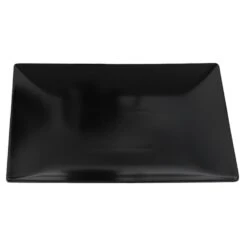 Aida Quadro Teller 21x21 Cm, Schwarz