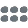Aida Raw Glasuntersetzer 6-er Set, Grau