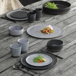 Aida Raw Teller Ø28cm, Schwarz -Günstiges Tafelglanz Geschäft aida raw teller 28cm 6