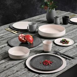 Aida Raw Teller Ø28cm, Schwarz -Günstiges Tafelglanz Geschäft aida raw teller 28cm 7