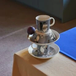 Arabia Moomin Tasse 30 Cl, Moominpappa Grau -Günstiges Tafelglanz Geschäft arabia moomin tasse 30 cl moominpappa grau 2