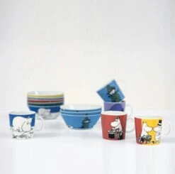 Arabia Mumin Schüssel "Mumin Auf Abenteuer - Umzug" Ø15cm, Grau -Günstiges Tafelglanz Geschäft arabia mumin schussel muminmutter 15cm aprikos 2 2