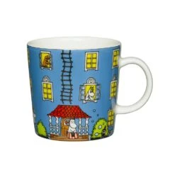 Arabia Mumin Tasse "Das Muminhaus" 30cl, Blau
