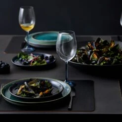 Bitz Gastro Teller Ø21cm, Grau/Hellblau -Günstiges Tafelglanz Geschäft bitz bitz gastro teller 21cm grau hellblau 2