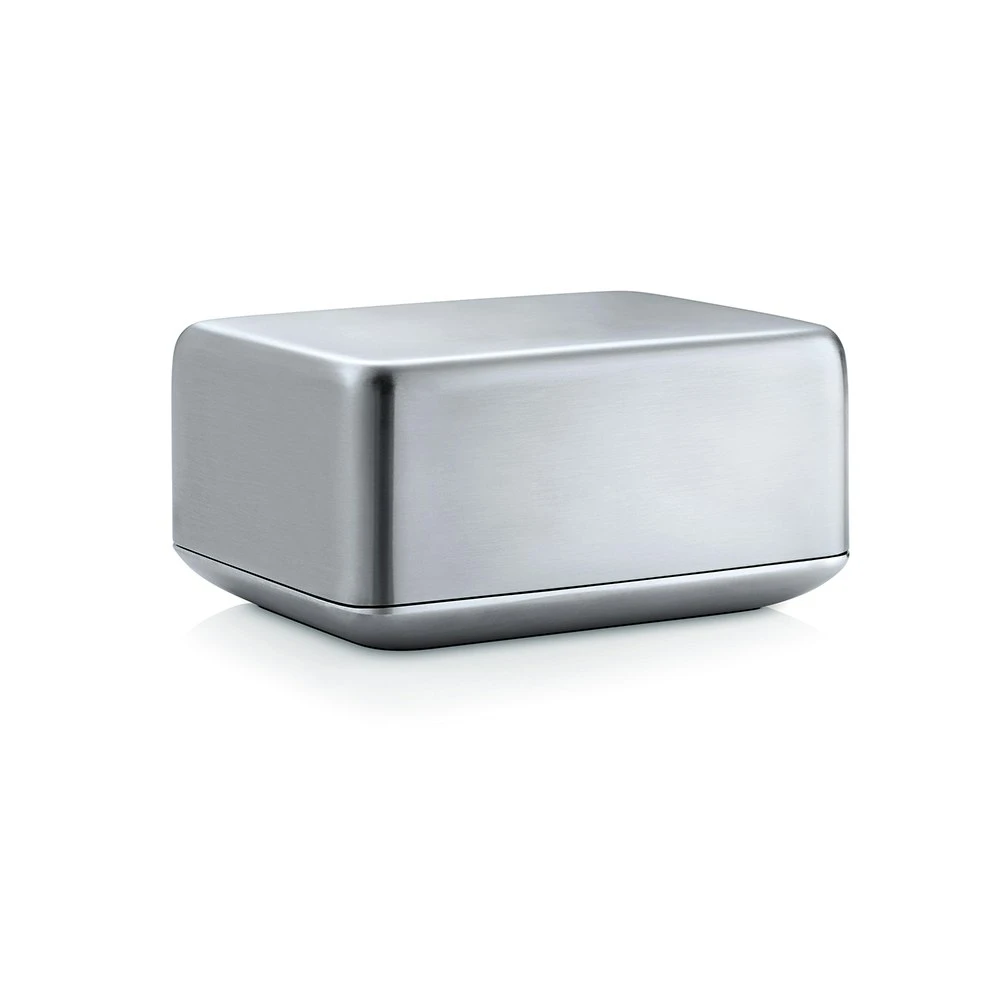 Blomus Basic Butterdose 12x10cm, Edelstahl 1 Blomus Basic Butterdose 12x10cm, Edelstahl