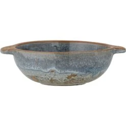 Bloomingville Hariet Schüssel Steingut 12,5 Cm, Blau -Günstiges Tafelglanz Geschäft bloomingville hariet bowl green stoneware 7