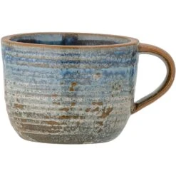 Bloomingville Hariet Tasse Steingut, Blau