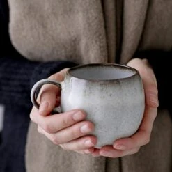 Bloomingville Sandrine Tasse Ø10,5cm, Hellgrau -Günstiges Tafelglanz Geschäft bloomingville sandrine tasse 105cm 1