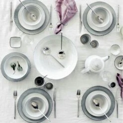 Broste Copenhagen Nordic Sea Tiefer Teller 22cm, Grau -Günstiges Tafelglanz Geschäft broste copenhagen nordic sea tiefer teller 22cm grau 2