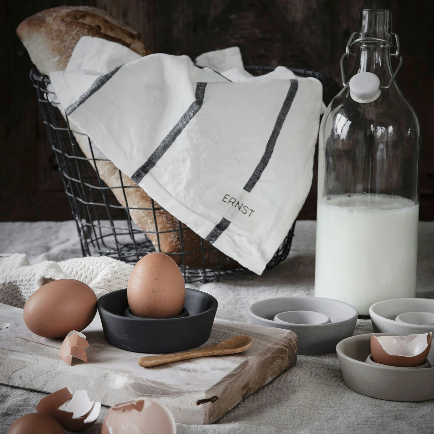 Eierbecher Von Ernst, Hellgrau 3 Eierbecher Von Ernst, Hellgrau – Bild 3