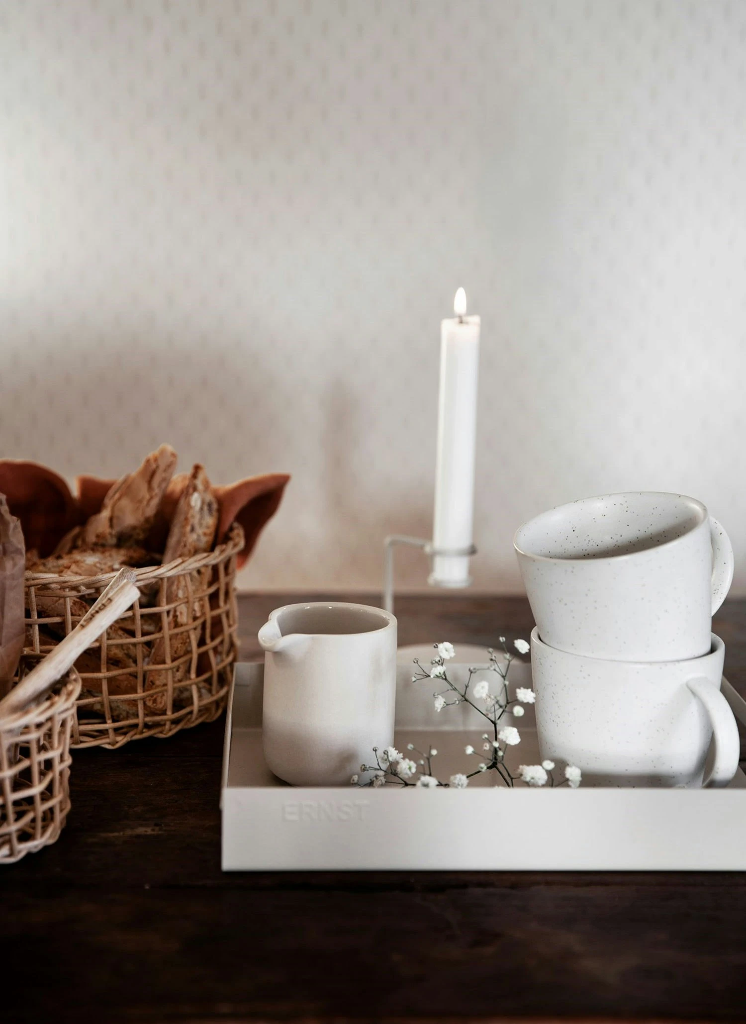 Ernst Tablett 30x45 Cm, Beige 2 Ernst Tablett 30x45 Cm, Beige – Bild 2