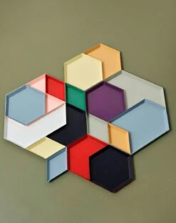 Hay Kaleido Tablett M, Butterscotch -Günstiges Tafelglanz Geschäft hay kaleido tablett m dunkelgrun 6