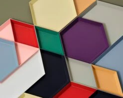 Hay Kaleido Tablett S, Pfirsichfarben -Günstiges Tafelglanz Geschäft hay kaleido tablett s pfirsich 10