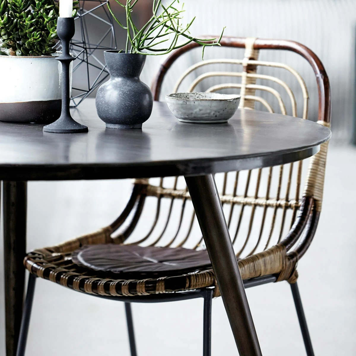 House Doctor Rustic Schüssel Ø14 Cm, Grau / Blau 2 House Doctor Rustic Schüssel Ø14 Cm, Grau / Blau – Bild 2