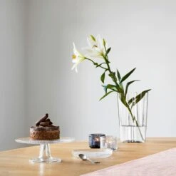 Iittala Kastehelmi Kuchenteller, Klar / Ø 24 Cm -Günstiges Tafelglanz Geschäft iittala kastehelmi kuchenteller klar 2 1