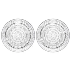 Iittala Kastehelmi Teller Ø 24,8 Cm, 2 Stk./ Klar