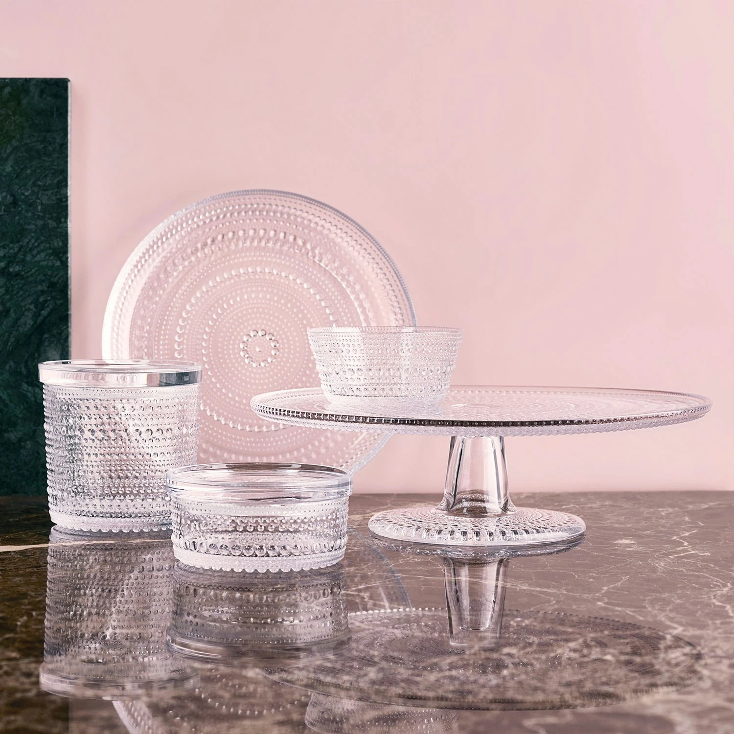 Iittala Kastehelmi Teller Ø 24,8 Cm, 2 Stk./ Klar 2 Iittala Kastehelmi Teller Ø 24,8 Cm, 2 Stk./ Klar – Bild 2