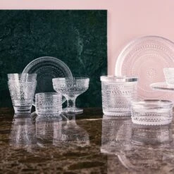 Iittala Kastehelmi Teller, Klar/ Ø 24,8 Cm -Günstiges Tafelglanz Geschäft iittala kastehelmi teller klar 1