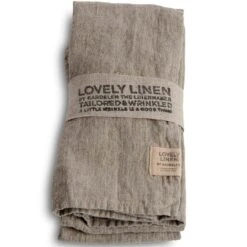 Lovely Napkins 45x45 Honey 4-Pack Serviette 45x45 Cm 4-er Set Natural Beige