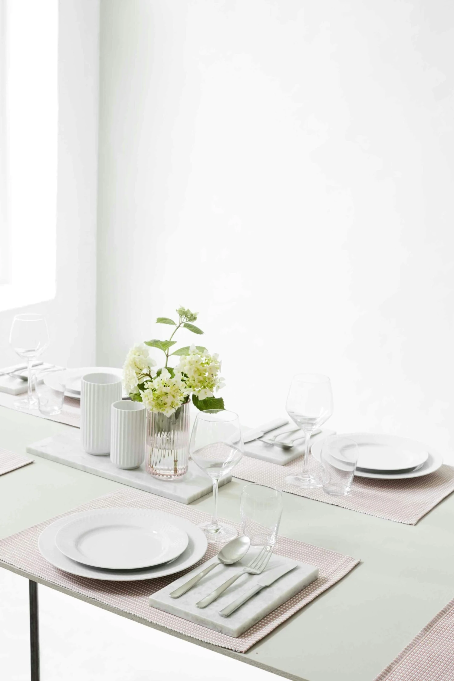 Lyngby Porcelæn Rhombe Teller, Weiß/ Ø 27cm 4 Lyngby Porcelæn Rhombe Teller, Weiß/ Ø 27cm – Bild 4