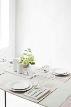 Lyngby Porcelæn Rhombe Teller, Weiß/ Ø 21cm -Günstiges Tafelglanz Geschäft lyngby porceln rhombe teller wei 3