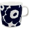 Marimekko Oiva/Unikko Tasse 40 Cl, Dunkelblau/Weiß