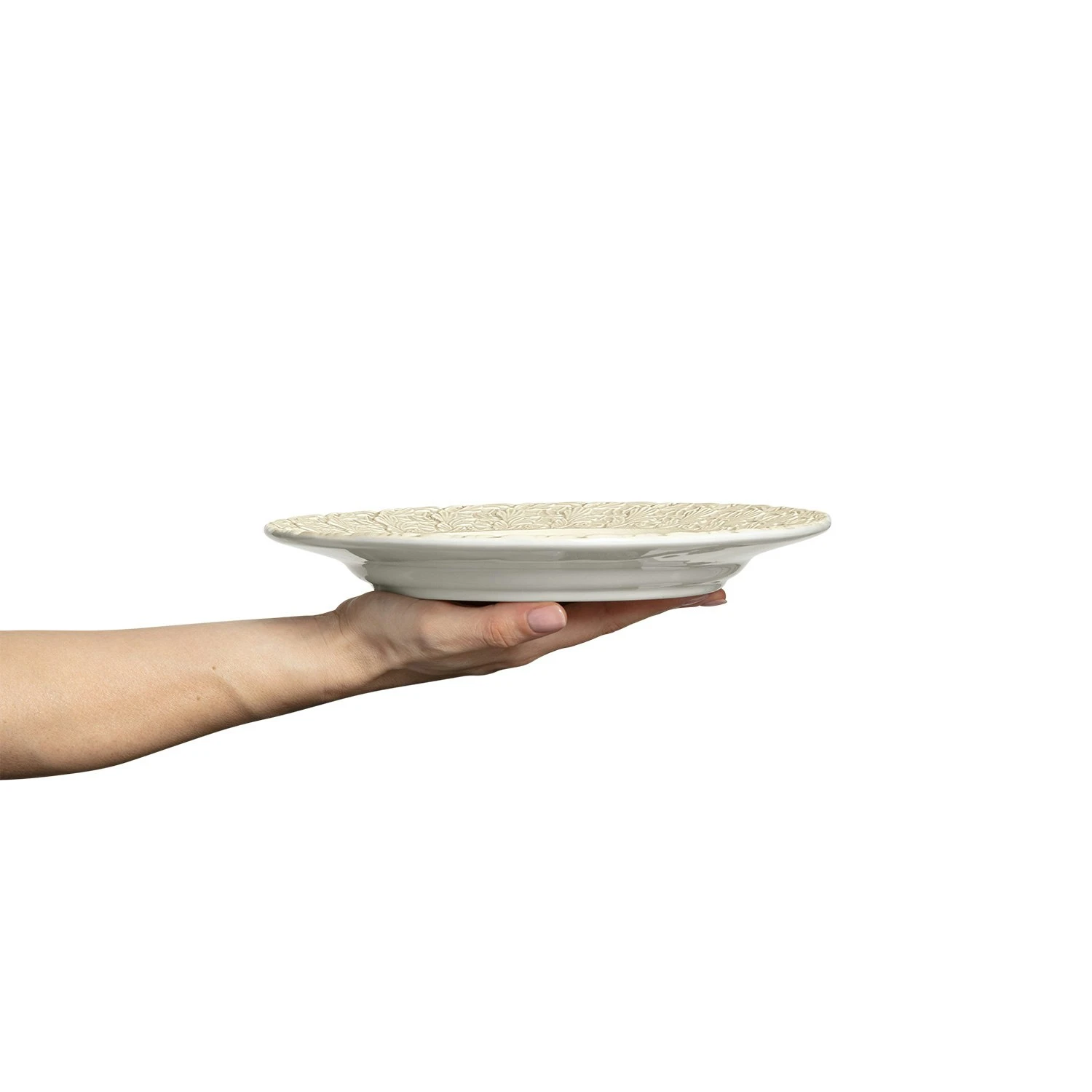 Mateus Lace Teller Ø25cm, Sand 2 Mateus Lace Teller Ø25cm, Sand – Bild 2