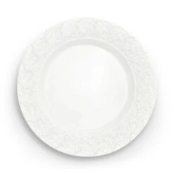 Mateus Lace Teller Ø25cm, Weiss