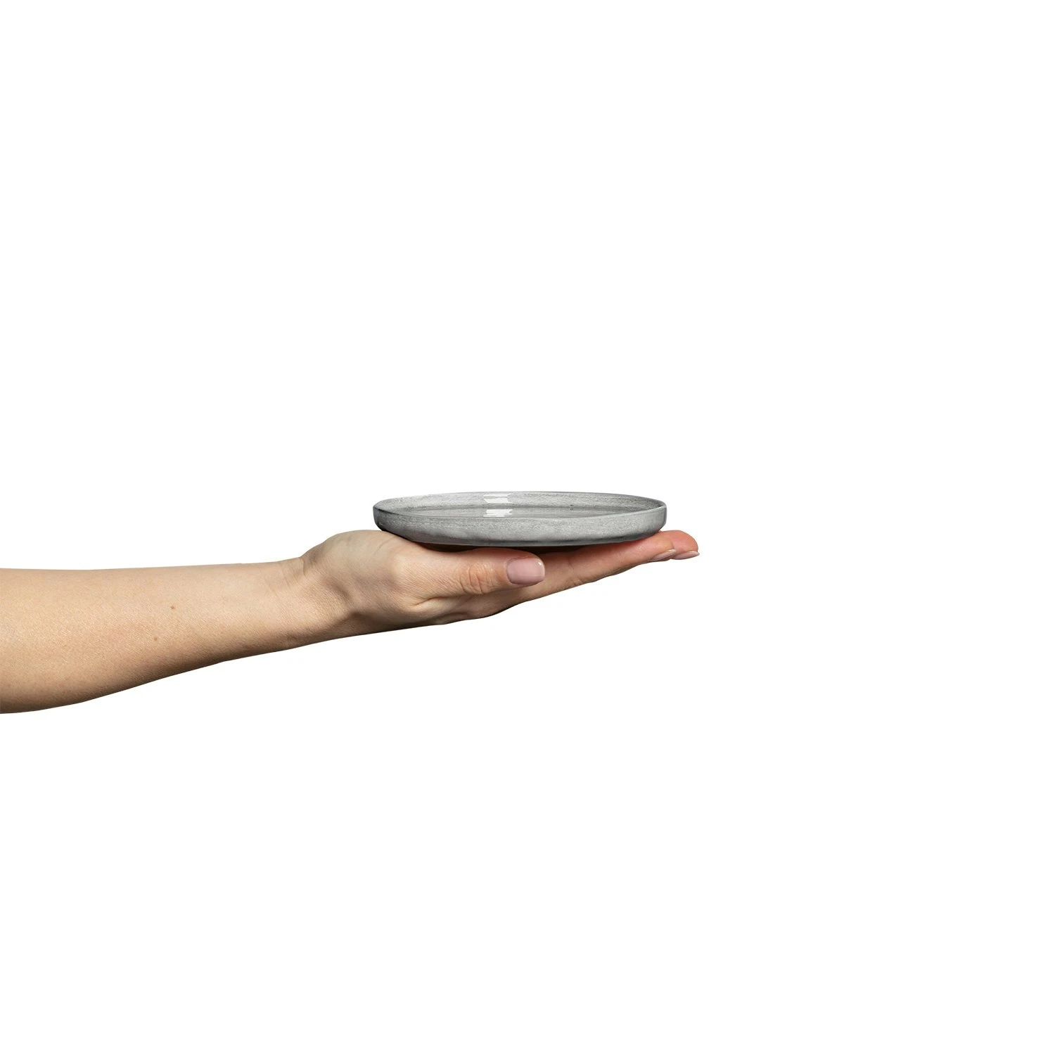 Mateus Sam Baron & Yatzer Teller 13cm, Grau 2 Mateus Sam Baron & Yatzer Teller 13cm, Grau – Bild 2