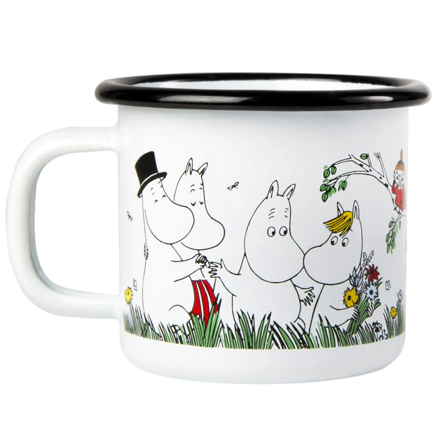 Muurla Mumin Retro Becher "Glückliche Familie" 15cl 2 Muurla Mumin Retro Becher "Glückliche Familie" 15cl – Bild 2