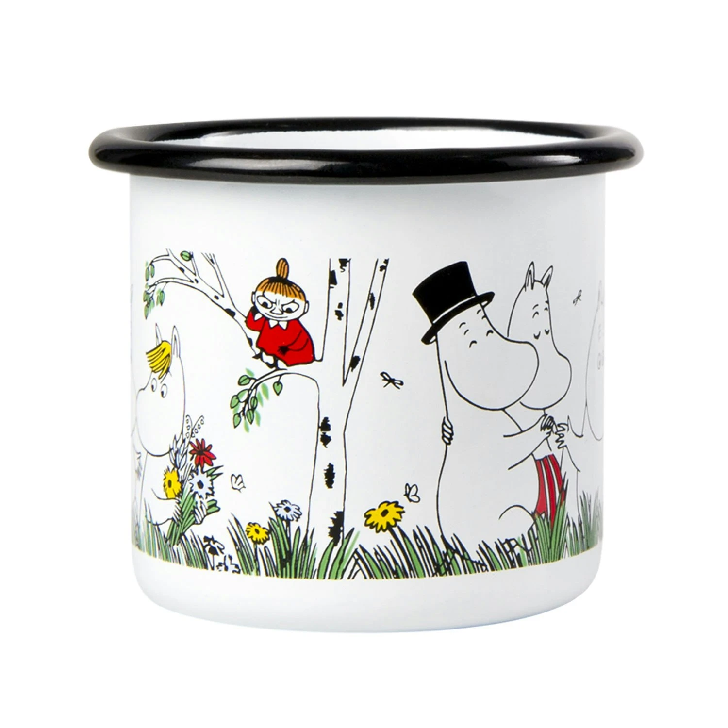 Muurla Mumin Retro Becher "Glückliche Familie" 15cl 3 Muurla Mumin Retro Becher "Glückliche Familie" 15cl – Bild 3