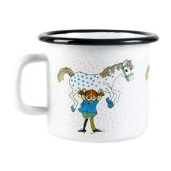 Neu eingetroffen -Günstiges Tafelglanz Geschäft muurla pippi and the horse enamel mug 25 cl 1