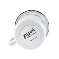 Muurla Pippi And The Horse Enamel Mug, 25 Cl -Günstiges Tafelglanz Geschäft muurla pippi and the horse enamel mug 25 cl 2