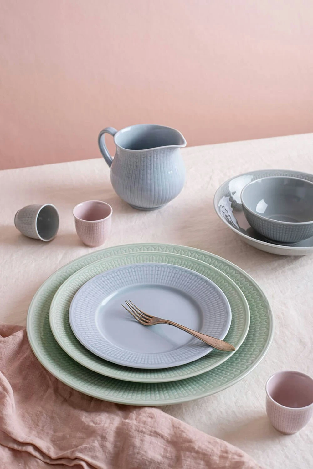 Rörstrand Swedish Grace Schüssel 30 Cl, Eisfarben 2 Rörstrand Swedish Grace Schüssel 30 Cl, Eisfarben – Bild 2