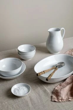 Rörstrand Swedish Grace Schüssel 60 Cl, Schneefarben -Günstiges Tafelglanz Geschäft rorstrand swedish grace schussel 60 cl 17