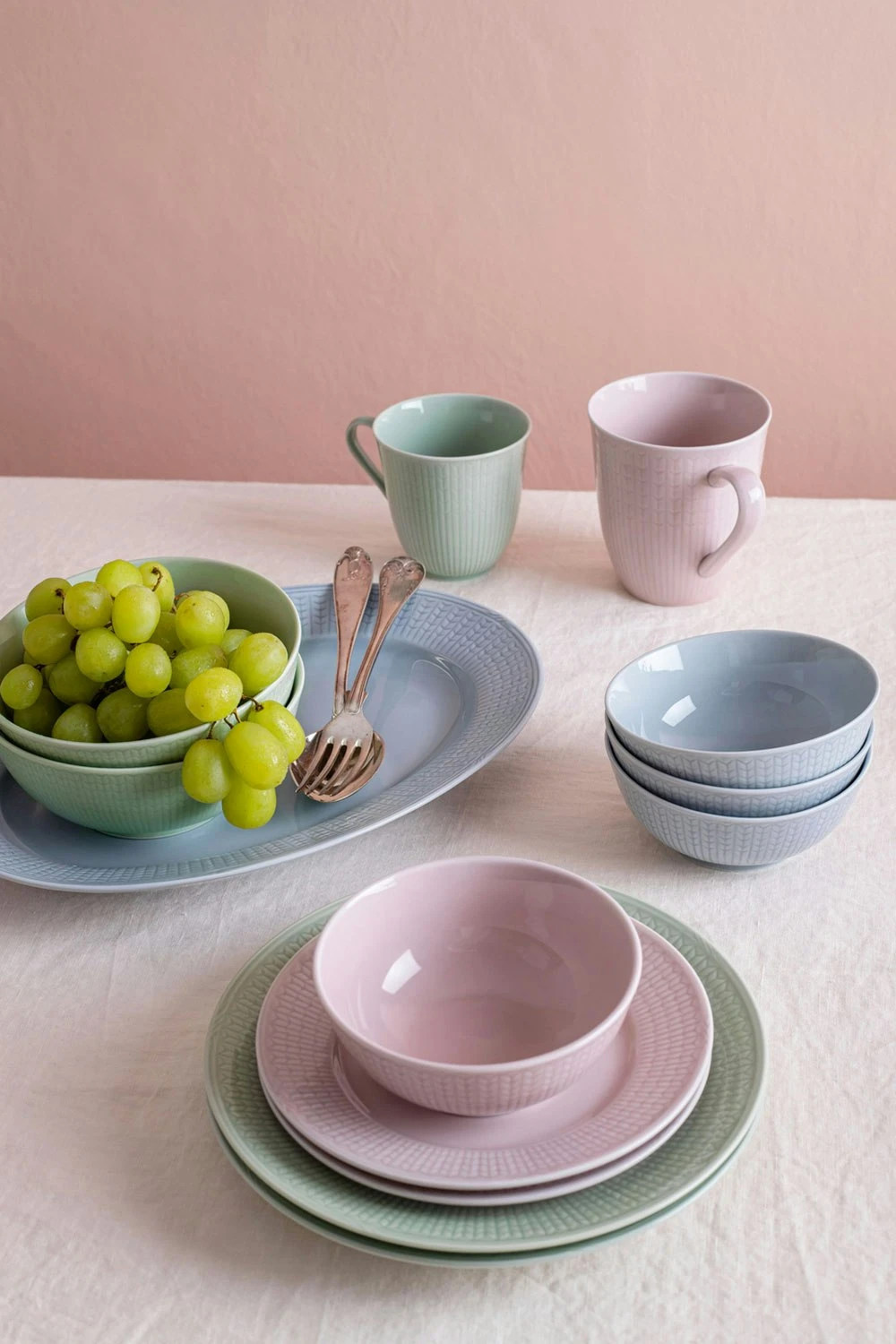 Rörstrand Swedish Grace Beilagenteller 17 Cm, Rosa 2 Rörstrand Swedish Grace Beilagenteller 17 Cm, Rosa – Bild 2