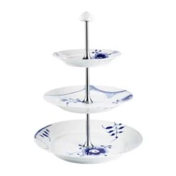 Royal Copenhagen Blue Fluted Mega Etagiere 3 Etagen 35 Cm