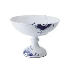 Royal Copenhagen Blue Fluted Mega Schüssel M. Fuß 15 Cm