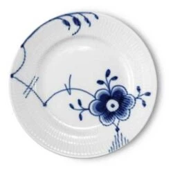 Royal Copenhagen Blue Fluted Mega Teller 17 Cm Dekor Nr.6