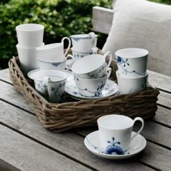 Neu eingetroffen -Günstiges Tafelglanz Geschäft royal copenhagen blue fluted mega thermobecher 39 cl 1