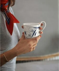 Royal Copenhagen Alphabet Tasse 33 Cl, F -Günstiges Tafelglanz Geschäft royal copenhagen blue fluted pl alphabet mug a 8