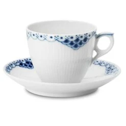 Royal Copenhagen Princess Kaffeetasse Mit Untert. 170 Ml, Blau