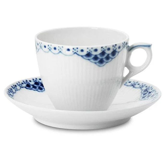 Royal Copenhagen Princess Kaffeetasse Mit Untert. 170 Ml, Blau 1 Royal Copenhagen Princess Kaffeetasse Mit Untert. 170 Ml, Blau