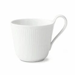 Neu eingetroffen 11 Royal Copenhagen White Fluted Tasse 33cl