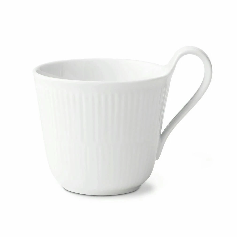 Royal Copenhagen White Fluted Tasse 33cl 1 Royal Copenhagen White Fluted Tasse 33cl