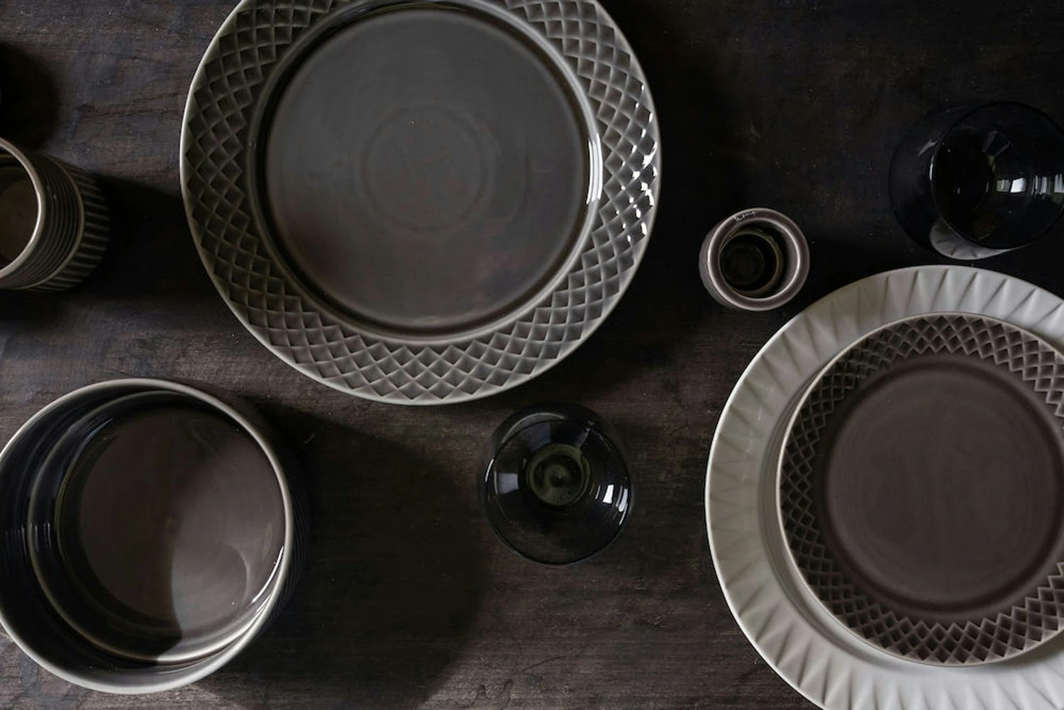 Sagaform Coffee & More Beilagenteller Ø20 Cm, Grau 2 Sagaform Coffee & More Beilagenteller Ø20 Cm, Grau – Bild 2