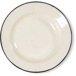 Sagaform Doris Teller Emaille Ø20 Cm, Beige