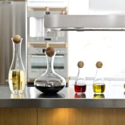 Sagaform Oval Oak Öl/Essigflasche Mit Eichenkorken 2er-Pack -Günstiges Tafelglanz Geschäft sagaform oval oak ol essigflasche mit eichenkorken 2er pack 2